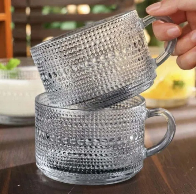 „Aron“ Glastasse – 2er Set