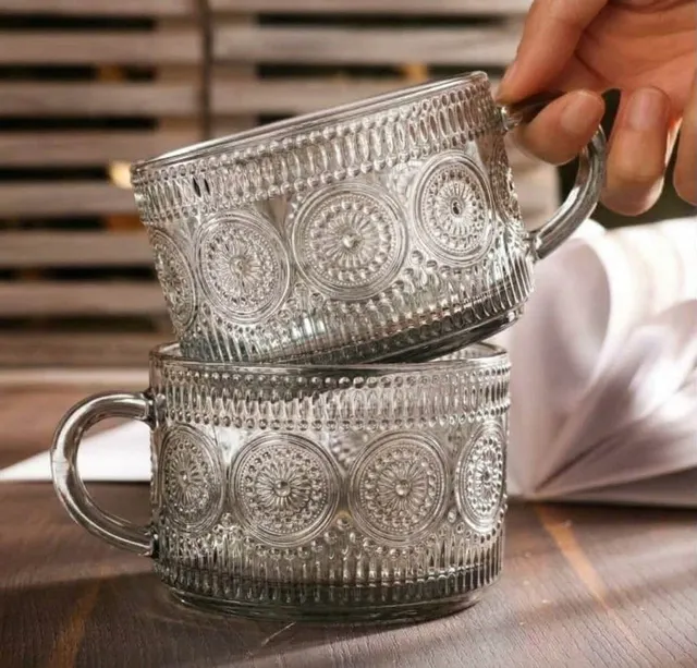 „Arona“ Glastasse – 2er Set