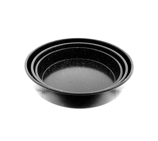 „Granit“ Ofenbackblech – 3er Set extra tief