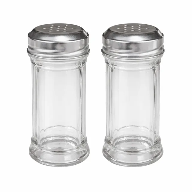 Salz- & Pfefferstreuer aus Glas – 2er Set