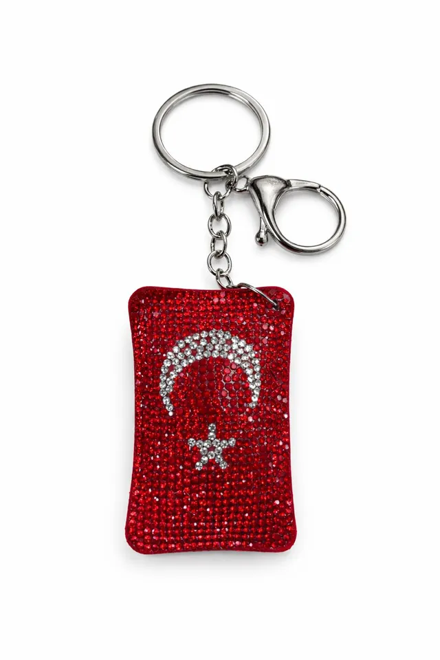 „Türkei“ Strass-Schlüsselanhänger