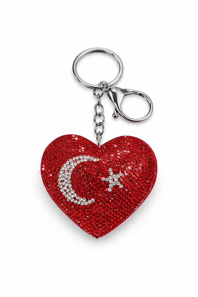 „Türkei“ Strass-Schlüsselanhänger