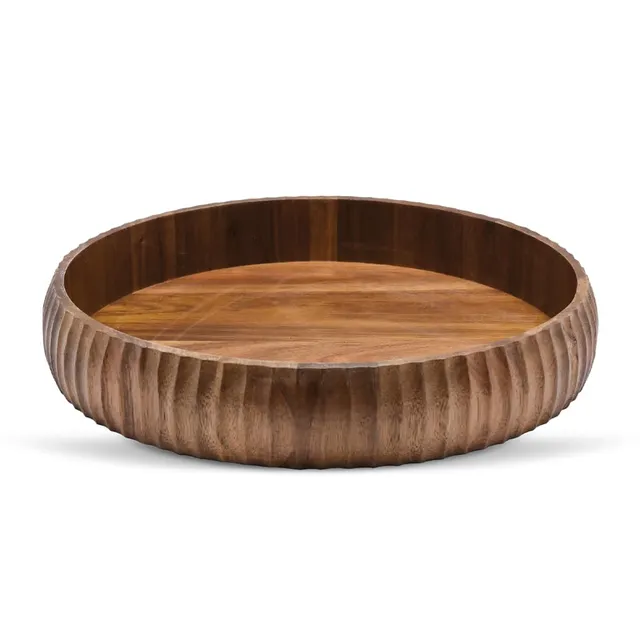„Linea“ Akazienholz Tablett – 30cm