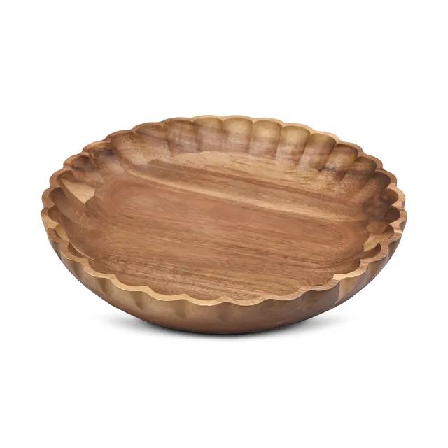 „Flori“ Akazienholz Schale – 25cm