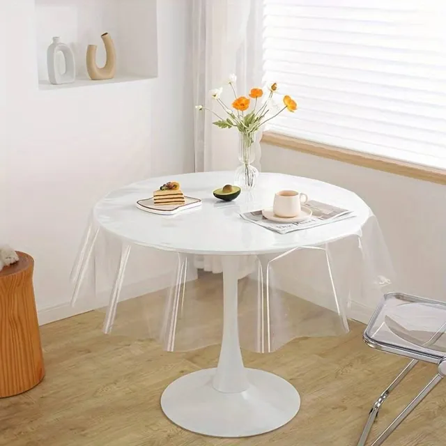 Vinyl-Tischdecke – Rund