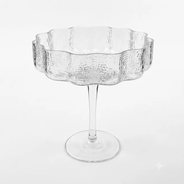 „Bowl“ Glasschale auf Fuß