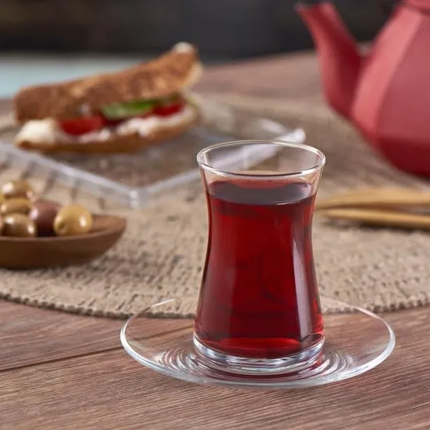 „Heybeli“ Teegläser-Set – 12 teilig